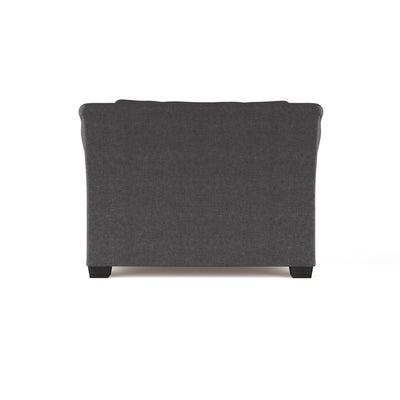Thompson Chaise - Graphite Plush Velvet