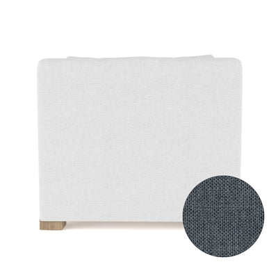 Crosby Chair - Bluebell Pebble Weave Linen