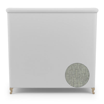 Humboldt Shelter Bed - Haze Pebble Weave Linen