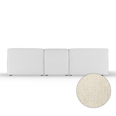 Varick 5-Piece Corner Sectional - Alabaster Basketweave