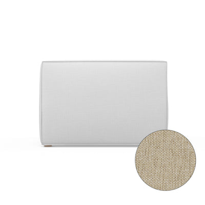 Varick Corner Chair - Oyster Pebble Weave Linen