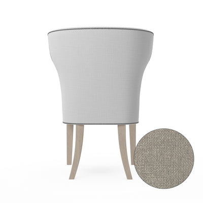 Nina Dining Chair - Silver Streak Basketweave