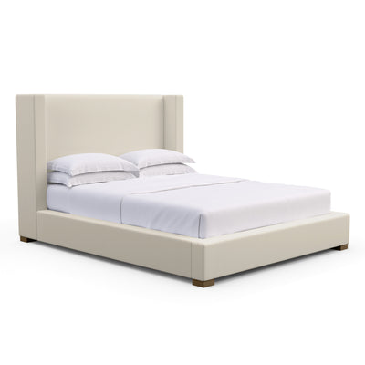 Roxborough Shelter Bed - Oyster Box Weave Linen