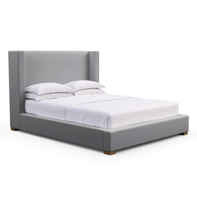 Roxborough Shelter Bed - Pumice Plush Velvet