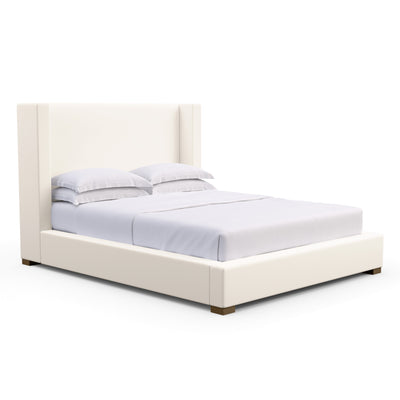 Roxborough Shelter Bed - Alabaster Plush Velvet