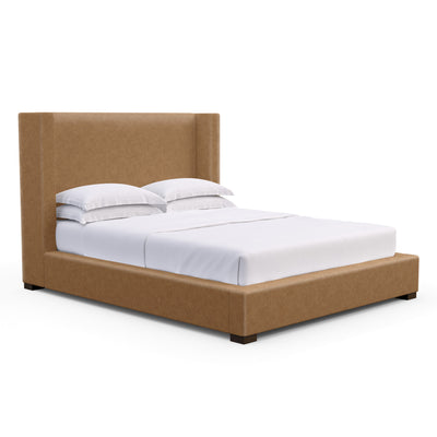 Roxborough Shelter Bed - Cognac Distressed Leather
