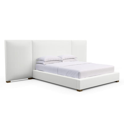 Prospect Extended Panel Bed - Blanc Box Weave Linen