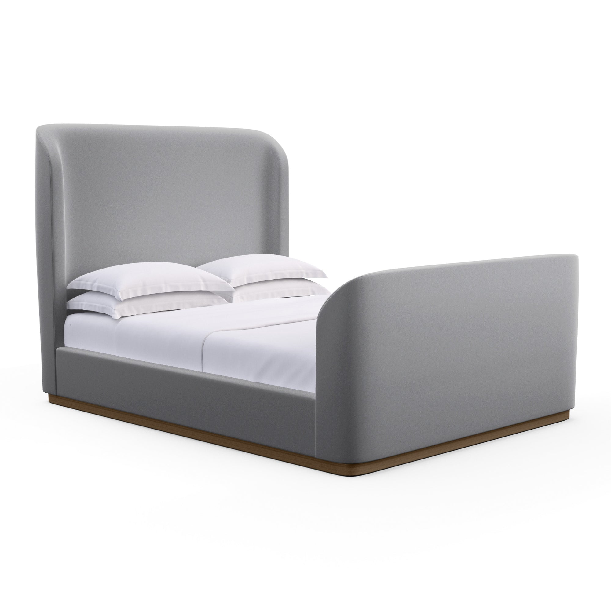 Barrow Shelter Bed - Pumice Plush Velvet