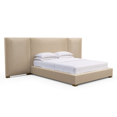 Prospect Extended Panel Bed - Oyster Vintage Leather