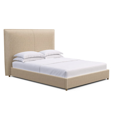 Mansfield Panel Bed - Oyster Vintage Leather