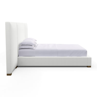 Prospect Extended Panel Bed - Blanc Box Weave Linen