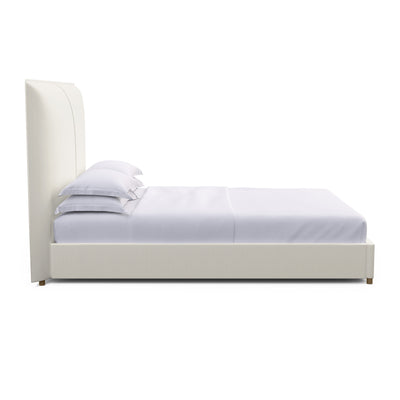 Mansfield Panel Bed - Alabaster Box Weave Linen