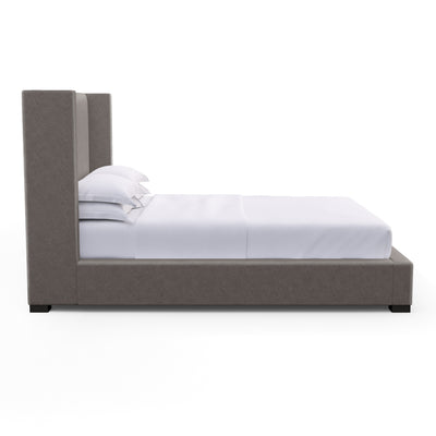 Roxborough Shelter Bed - Graphite Distressed Leather