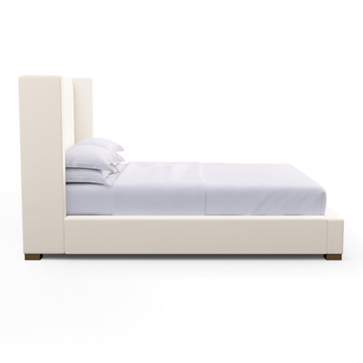 Roxborough Shelter Bed - Alabaster Plush Velvet