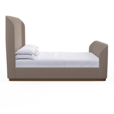 Barrow Shelter Bed - Pumice Box Weave Linen