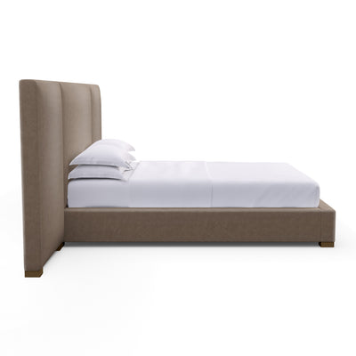 Prospect Extended Panel Bed - Pumice Vintage Leather