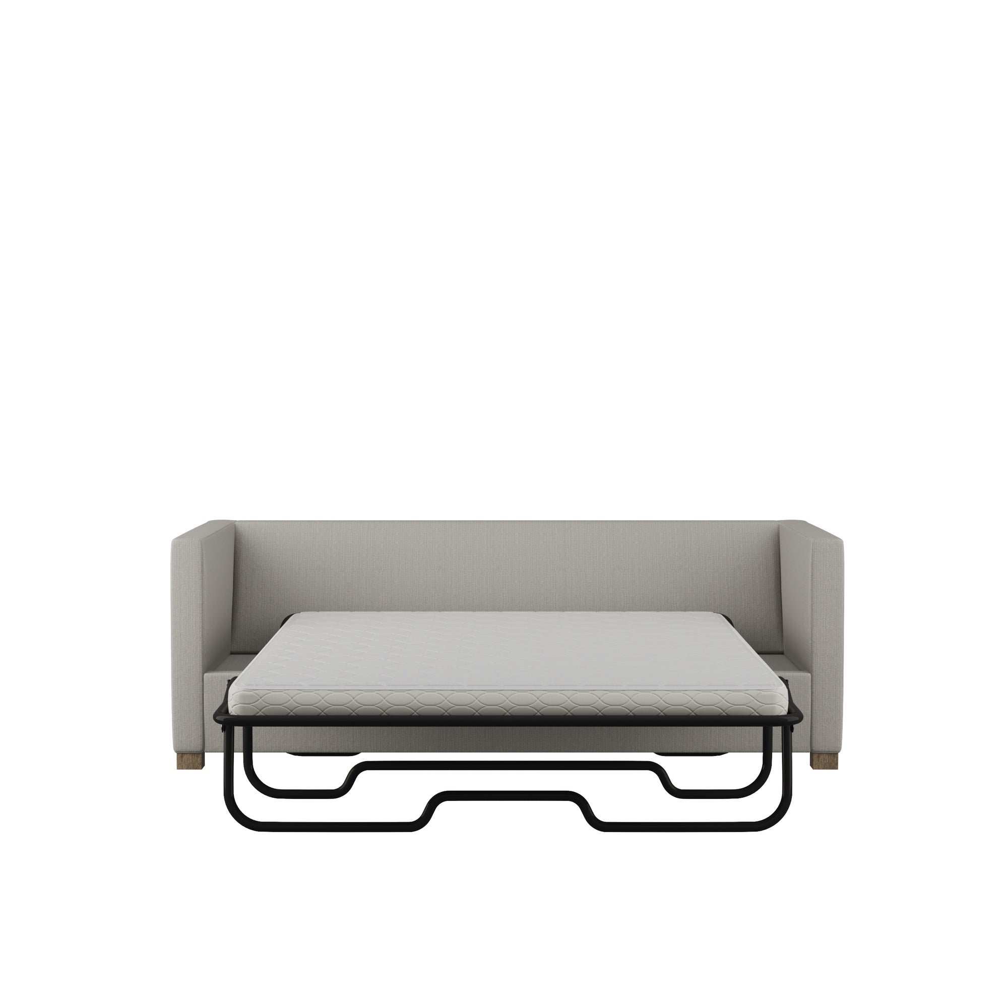 Madison Sleeper Sofa - Silver Streak Box Weave Linen