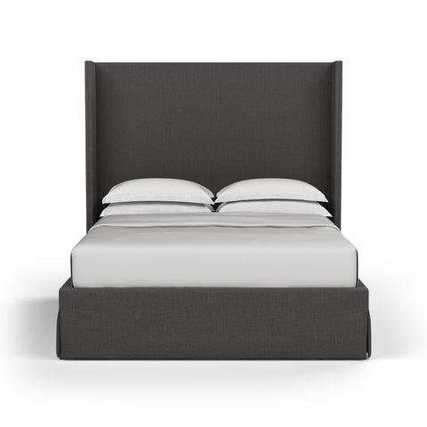 Kaiser Box Bed - Graphite Box Weave Linen