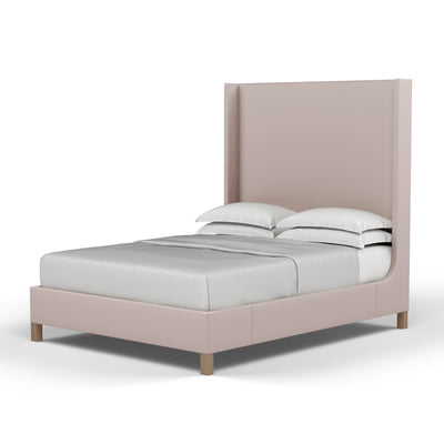Lincoln Shelter Bed - Blush Plush Velvet