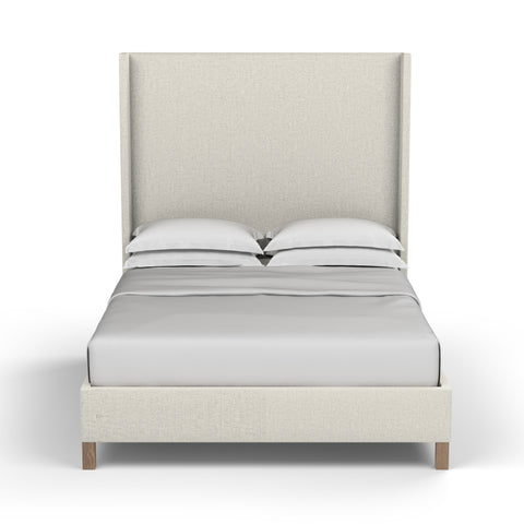 Lincoln Shelter Bed - Alabaster Box Weave Linen