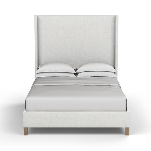 Lincoln Shelter Bed - Blanc Box Weave Linen