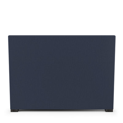 Sloan Panel Bed - Blue Print Box Weave Linen
