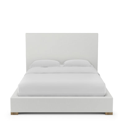 Sloan Panel Bed - Blanc Box Weave Linen