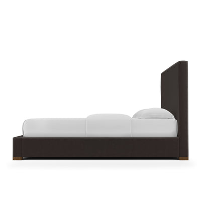 Sloan Panel Bed - Chocolate Vintage Leather