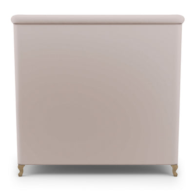 Humboldt Shelter Bed w/ Footboard - Blush Plush Velvet