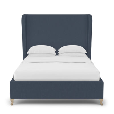 Humboldt Shelter Bed - Bluebell Box Weave Linen