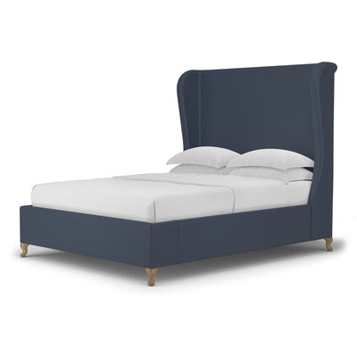 Humboldt Shelter Bed - Bluebell Box Weave Linen