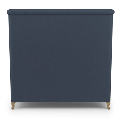 Humboldt Shelter Bed - Bluebell Box Weave Linen
