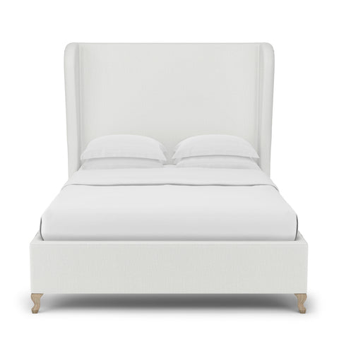 Humboldt Shelter Bed - Blanc Box Weave Linen