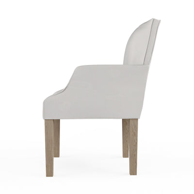Juliet Dining Chair - Silver Streak Plush Velvet