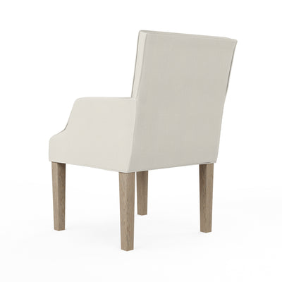 Juliet Dining Chair - Alabaster Box Weave Linen