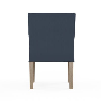 Juliet Dining Chair - Bluebell Box Weave Linen