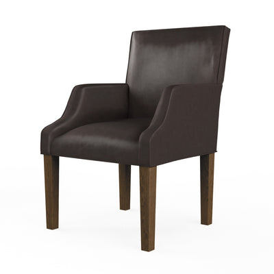 Juliet Dining Chair - Chocolate Vintage Leather