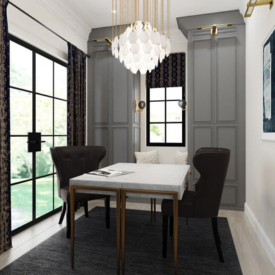 Nina Dining Chair - Chocolate Vintage Leather