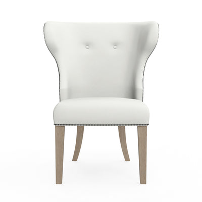 Nina Dining Chair - Blanc Plush Velvet