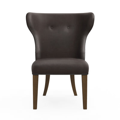 Nina Dining Chair - Chocolate Vintage Leather