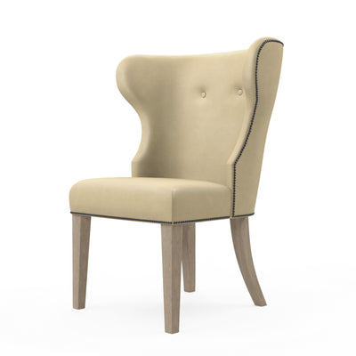 Nina Dining Chair - Oyster Vintage Leather