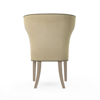 Nina Dining Chair - Oyster Vintage Leather