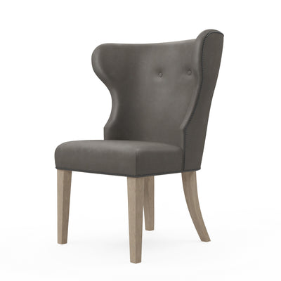 Nina Dining Chair - Pumice Vintage Leather