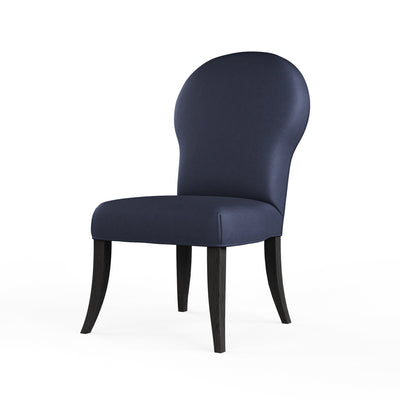 Caitlyn Dining Chair - Blue Print Plush Velvet