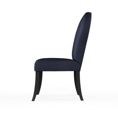 Caitlyn Dining Chair - Blue Print Plush Velvet