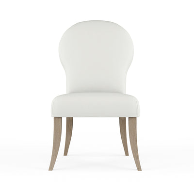Caitlyn Dining Chair - Blanc Plush Velvet