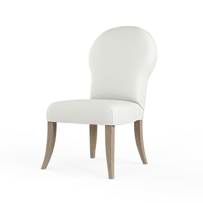 Caitlyn Dining Chair - Blanc Plush Velvet