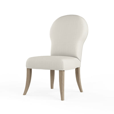 Caitlyn Dining Chair - Alabaster Box Weave Linen