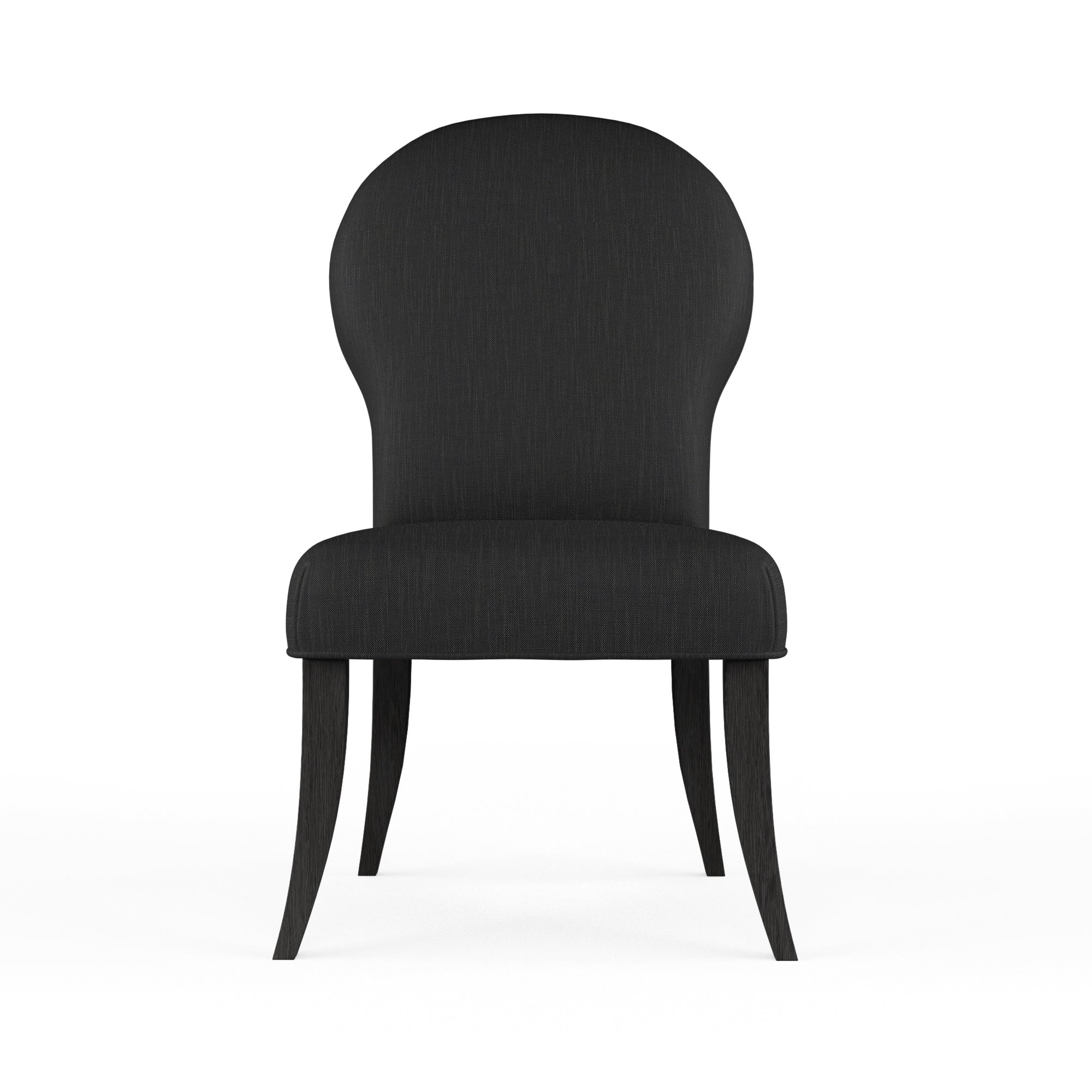 Caitlyn Dining Chair - Black Jack Box Weave Linen