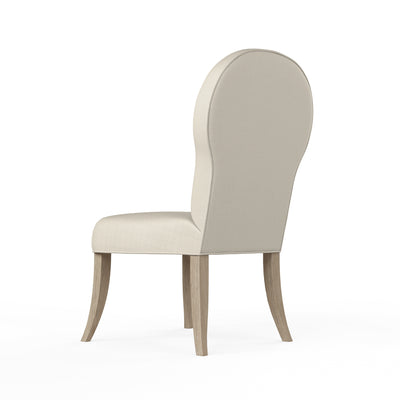 Caitlyn Dining Chair - Oyster Box Weave Linen
